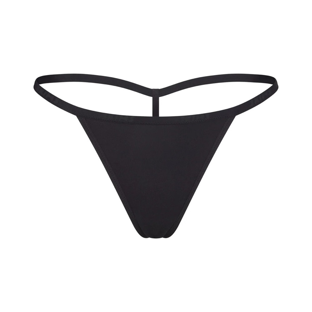 Skims Cotton Logo Thong Bundle (Pack of 3)
